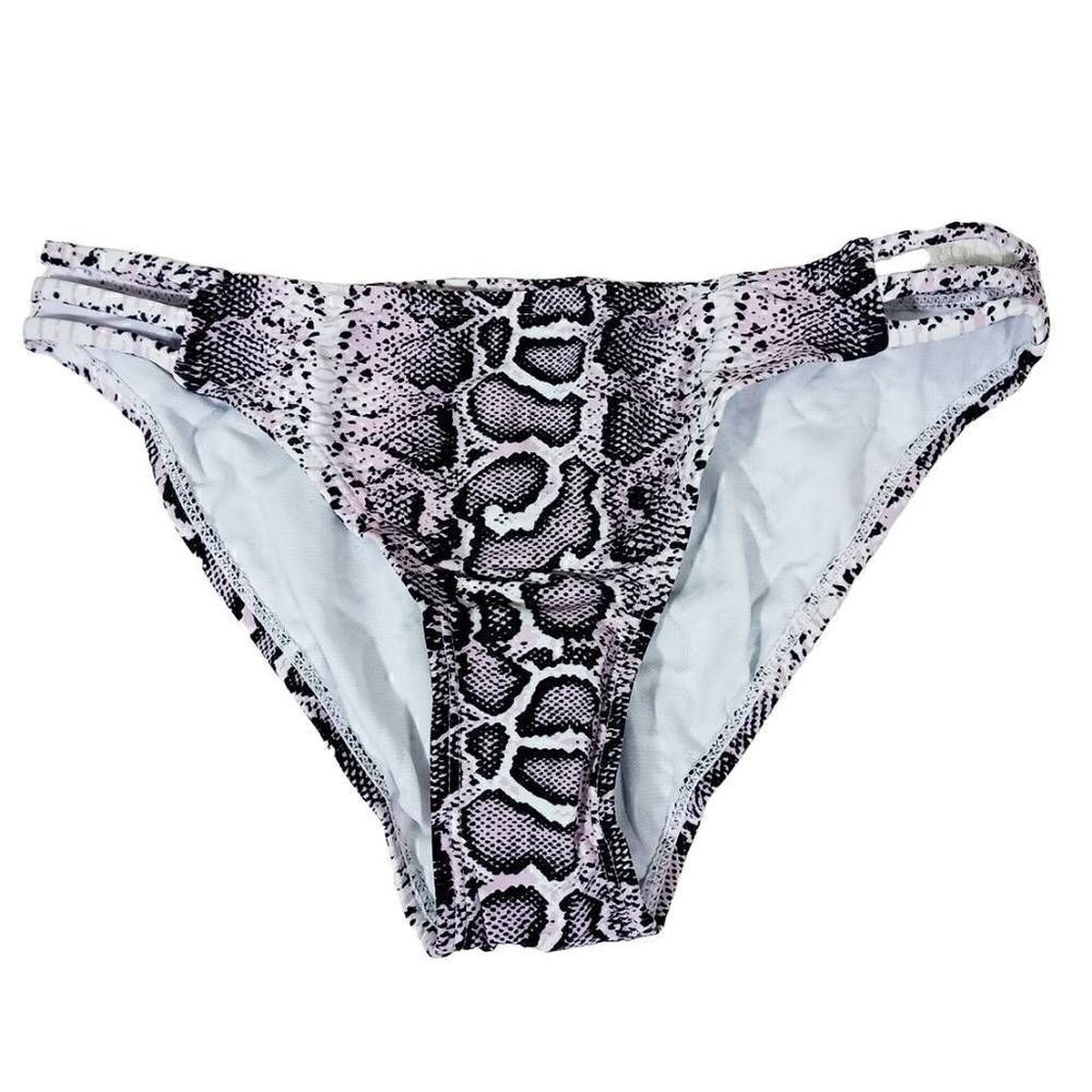 Heat Animal Print Three String Bikini Bottom -G - Picture 3 of 5